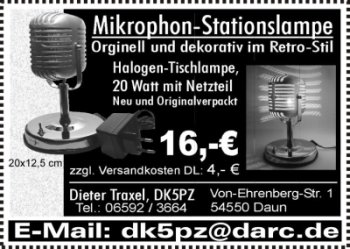 Mikrophon-Stationslampe