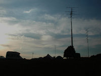 Abend auf dem Eselsberg Abendstimmung