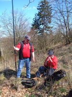 DD8PB und DK1PU qso im wald