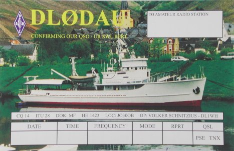 QSL-Karte DL0DAU